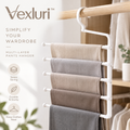 Vexluri™ 5-Tier Space-Saving Pants Hanger, Multi-Layer Closet Organizer for Trousers &amp; Jeans